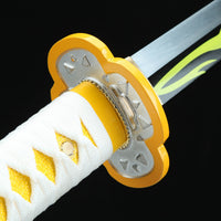 Demon Slayer Sword Zenitsu Agatsuma Katana | Anime Cosplay Replica