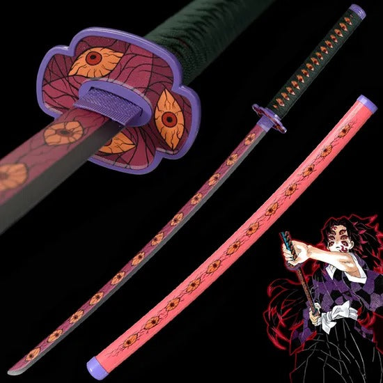 104cm Cosplay Weapon Carbon Steel Demon Slayer Anime Japanese Cartoon Kokushibo's Sword
