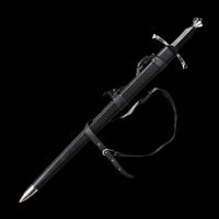 Black Rapier Medieval Sword