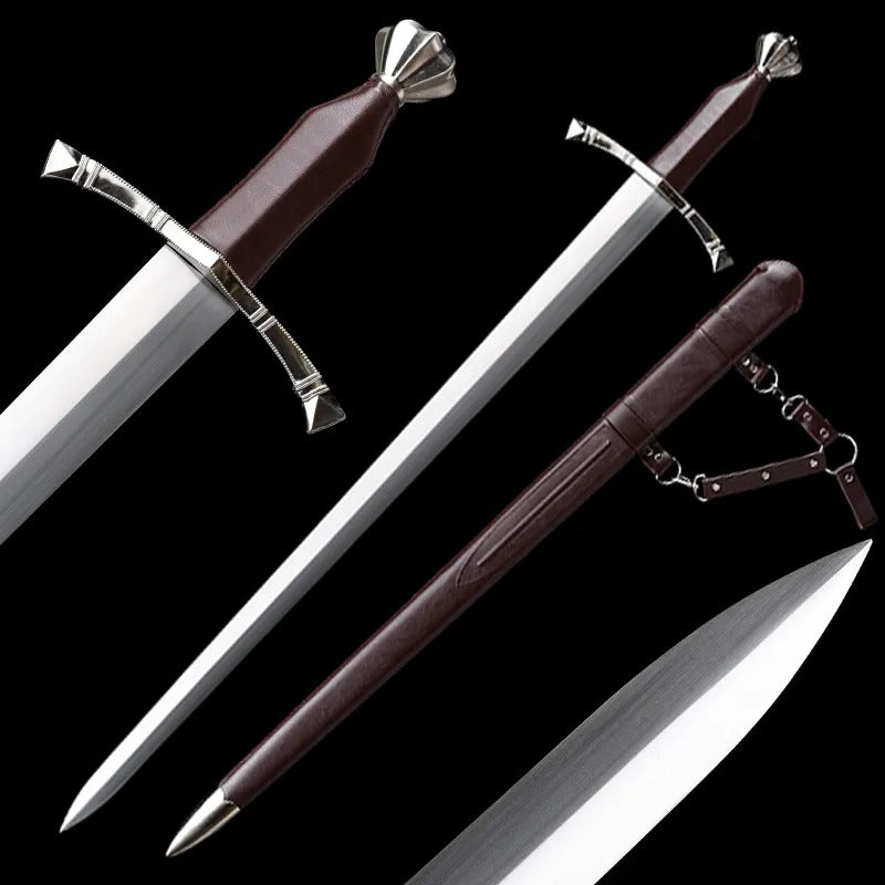 Brown Rapier Medieval Sword High Carbon Steel