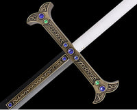 One Piece Carbon Steel Dracule Mihawk's Sword Gemstone