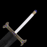 One Piece Carbon Steel Dracule Mihawk's Sword Gemstone