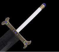 One Piece Carbon Steel Dracule Mihawk's Sword Gemstone