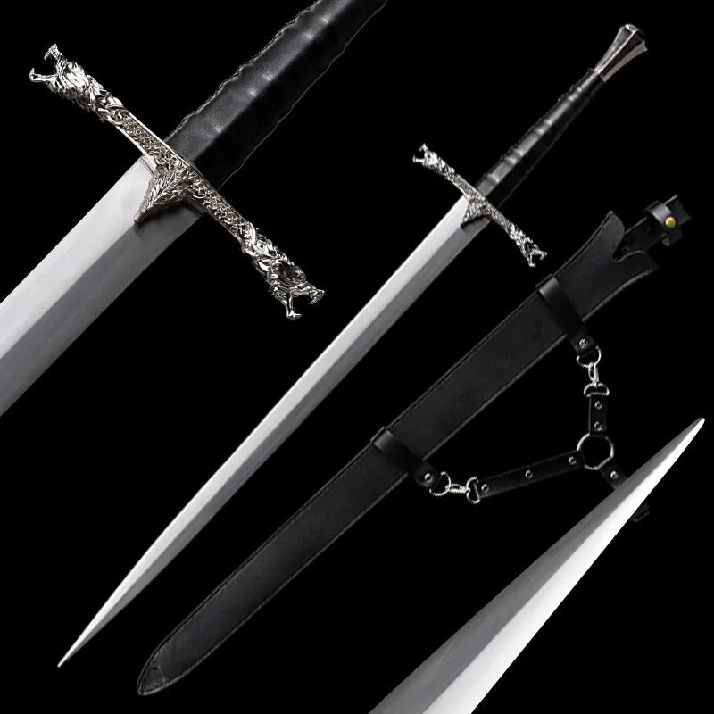 Medieval Sword Dragon Pattern Knight