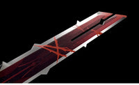 Genshin Impact Wolf's Gravestone Game Sword