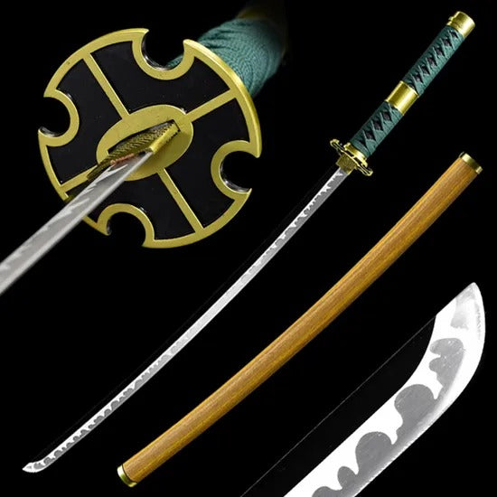 One Piece Carbon Steel Anime Roronoa Zoro's Sword Katana