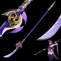 Genshin Impact Game Stainless Steel Raiden Shogun's Sword Engulfing Lightning