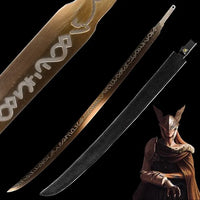 Elden Ring Game Carbon Steel Malenia's Sword Golden Blade
