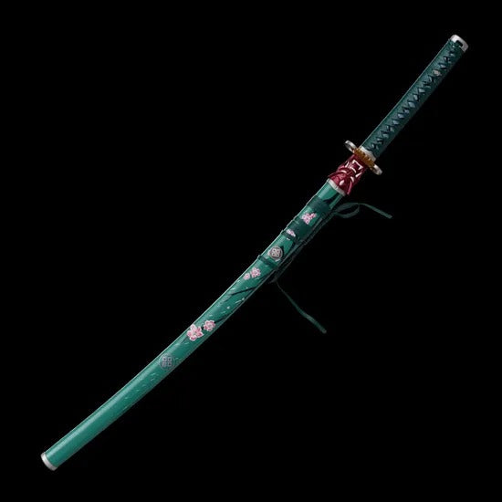 Valorant Carbon Steel Game Sword Katana Green Devil Series