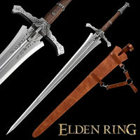 Game Elden Ring Stainless Steel with Blood Groove Medieval Sword