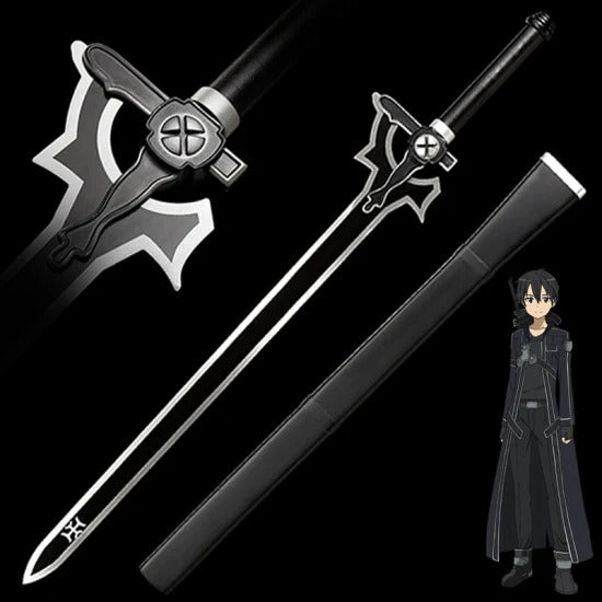 Sword Art Online: Carbon Steel Kirigaya Kazuto Cartoon Anime Cosplay Black
