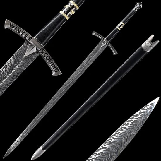 Game of Thrones: Stainless Steel House of Stark' S Medieval Sword
