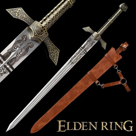 Game Sword Elden Ring Stainless Steel Engraving Aluminum Handle