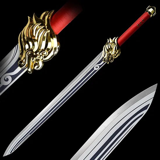 Genshin Impact Stainless Steel Game Bennett's Sword Gradon Pattern