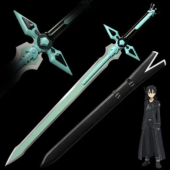 Sword Art Online: Anime Sword Carbon Steel Online Cosplay Kirigaya Kazuto Cartoon Blue