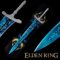 Elden Ring Stainless Steel Cosplay Sword Blue Game