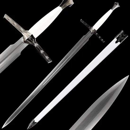 The Witcher 3: Wild Hunt Stainless Steel Blade Geralt's Medieval Sword