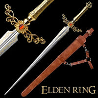 Elden Ring Stainless Steel Game Sorcerer Rogier Sword Glod Plating