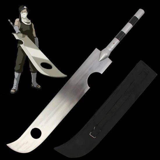 Naruto Carbon Steel Anime Momochi Zabuza's Sword Cosplay
