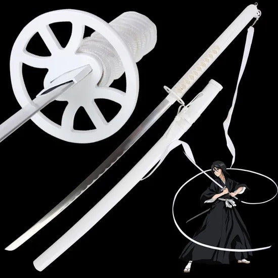 Bleach Anime Kuchiki Rukia's Sword Sode No Shirayuki Cosplay