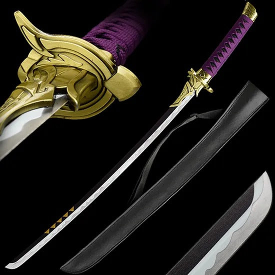104cm Amenoma Kageuchi Carbon Steel Genshin Impact Cosplay Sword