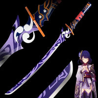 Genshin Impact Stainless Steel Raiden Shogun' S Sword Game
