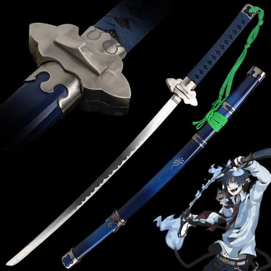 Japanese Sword Carbon Steel Okumura Rin Anime Katana Samurai