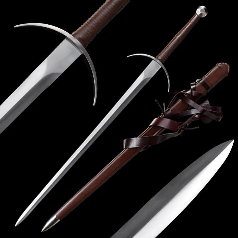 Medieval Sword Genuine Brown