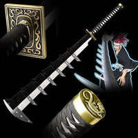 Bleach Stainless Steel Abarai Renji 's Sword Anime Cosplay