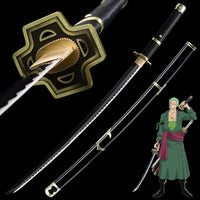 One Piece 1045 Carbon Steel Roronoa Zoro's Sword Anime Cosplay