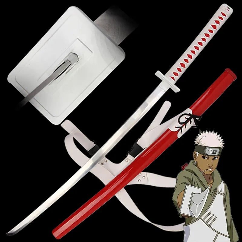 Naruto Carbon Steel Anime Cosplay Omoi's Sword Katana Cartoon