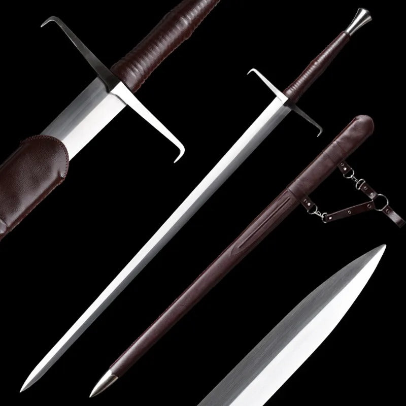 Medieval Sword Brown Color Western