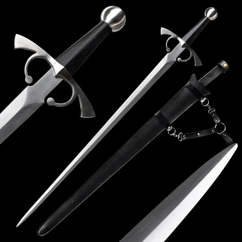 Medieval Sword Rapier Black