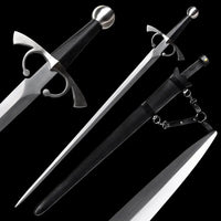 Medieval Sword Rapier Black