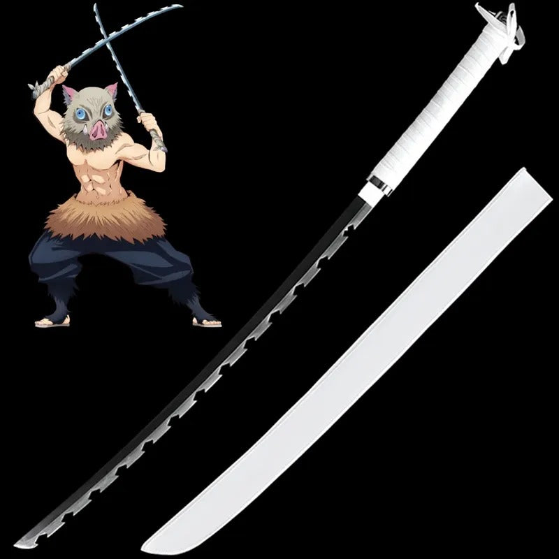 Inosuke Demon Slayer Anime Cosplay Sword