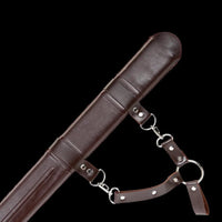 Medieval Sword Brown Leather