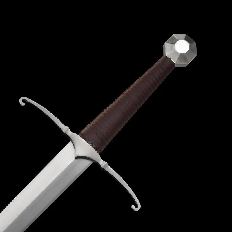 Medieval Sword Brown Leather