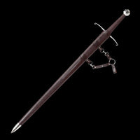 Medieval Sword Brown Leather