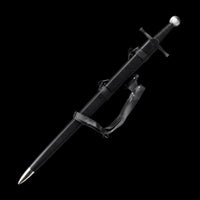 Medieval Sword Black Color