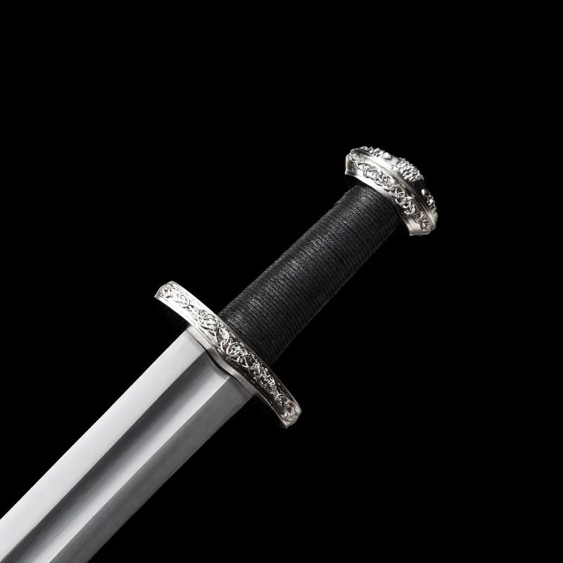 Medieval Sword Black Leather