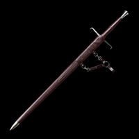 Medieval Sword Brown Color Western