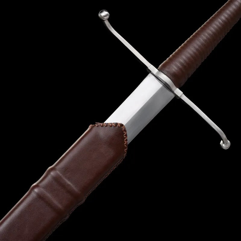 Medieval Sword Genuine Leather Brown