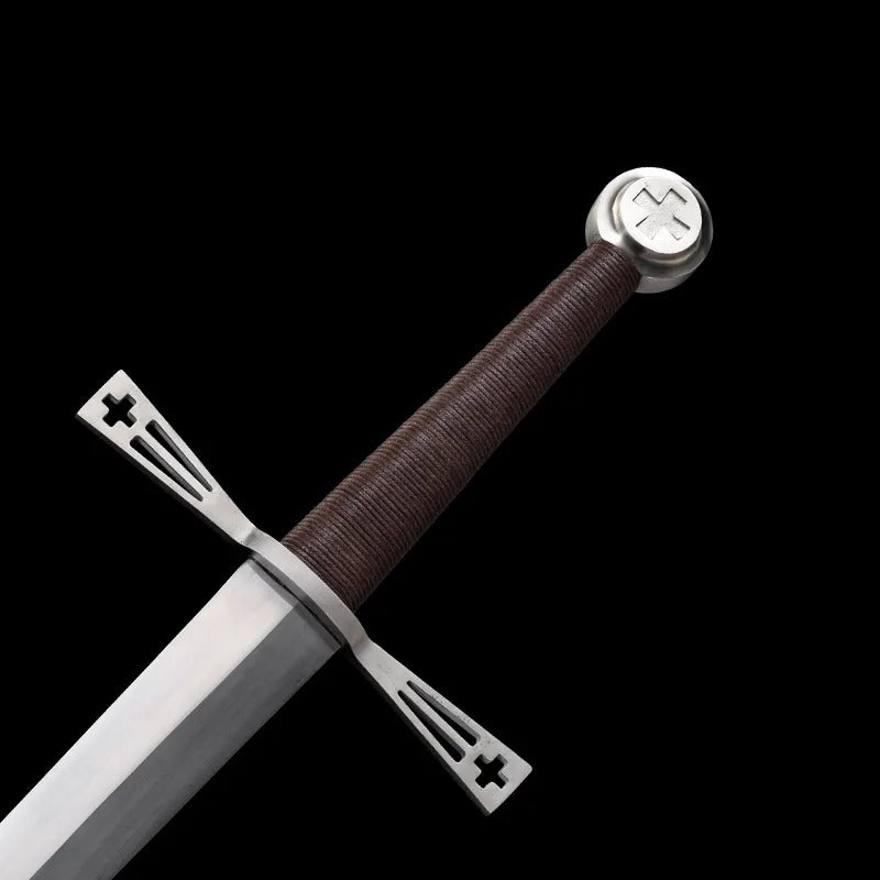 Medieval Sword Genuine Leather Brown