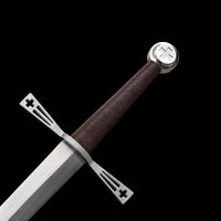 Medieval Sword Genuine Leather Brown