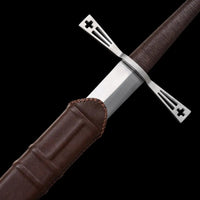 Medieval Sword Genuine Leather Brown