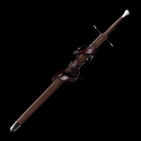 Medieval Sword Genuine Leather Brown
