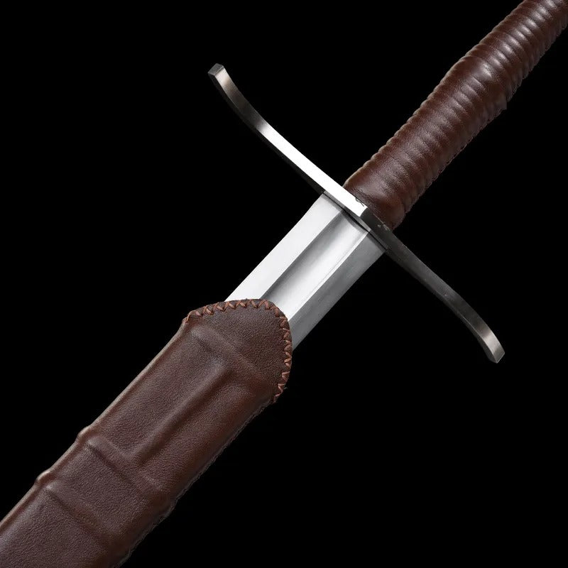 Medieval Sword Genuine Leather Brown