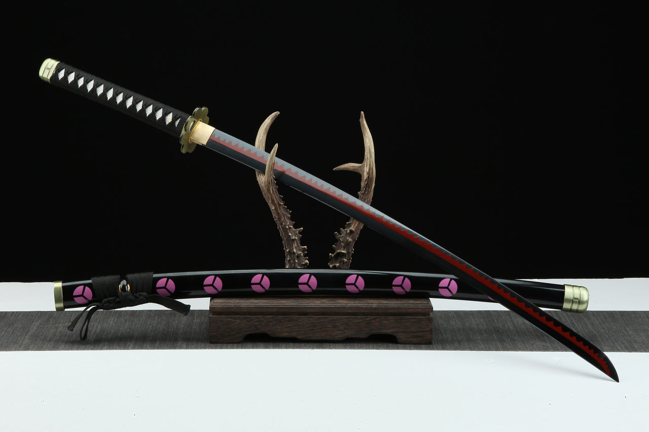 Zoro Swords Shusui Black Blade Katana | One Piece Anime Sword Replica