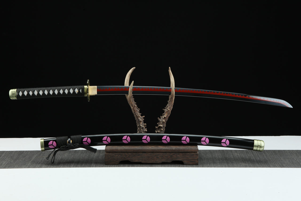 Zoro Swords Shusui Black Blade Katana | One Piece Anime Sword Replica