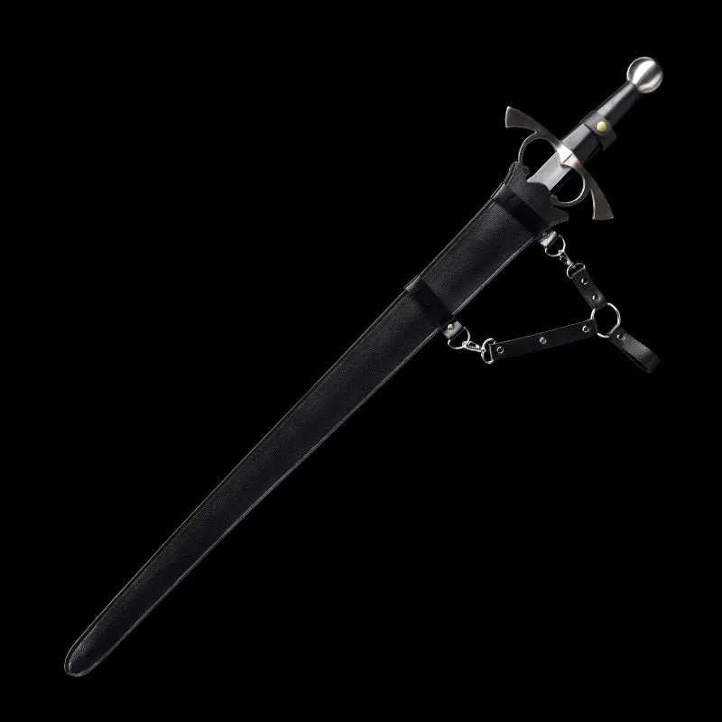 Medieval Sword Rapier Black